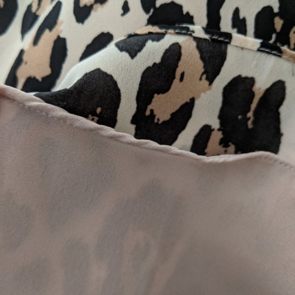 NWT Socialite Leopard Lace Lined Camisole Top Size Small - Picture 4 of 7